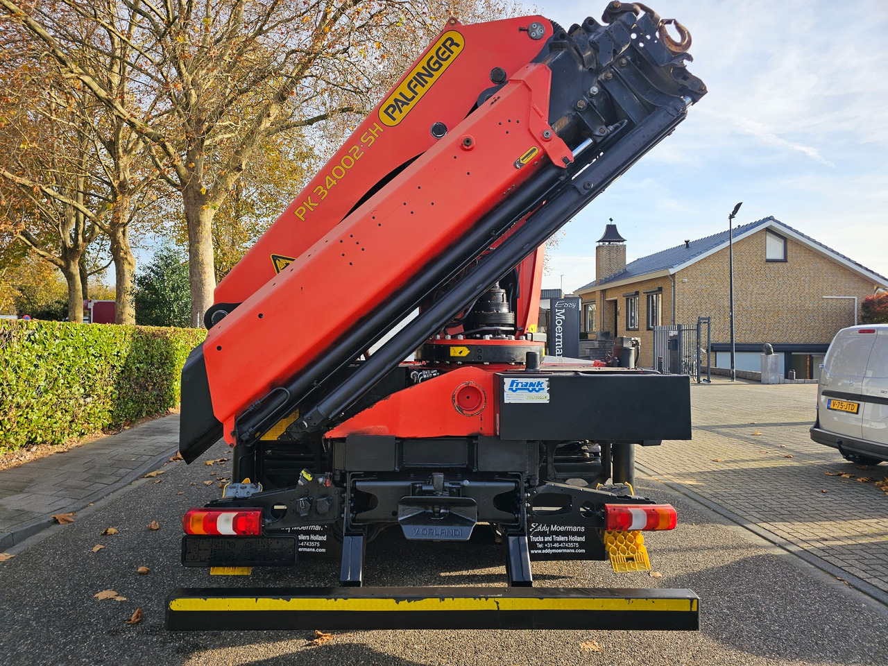 Camion platformă, Camion cu macara Mercedes Benz Actros 2645 6x4: Foto 6