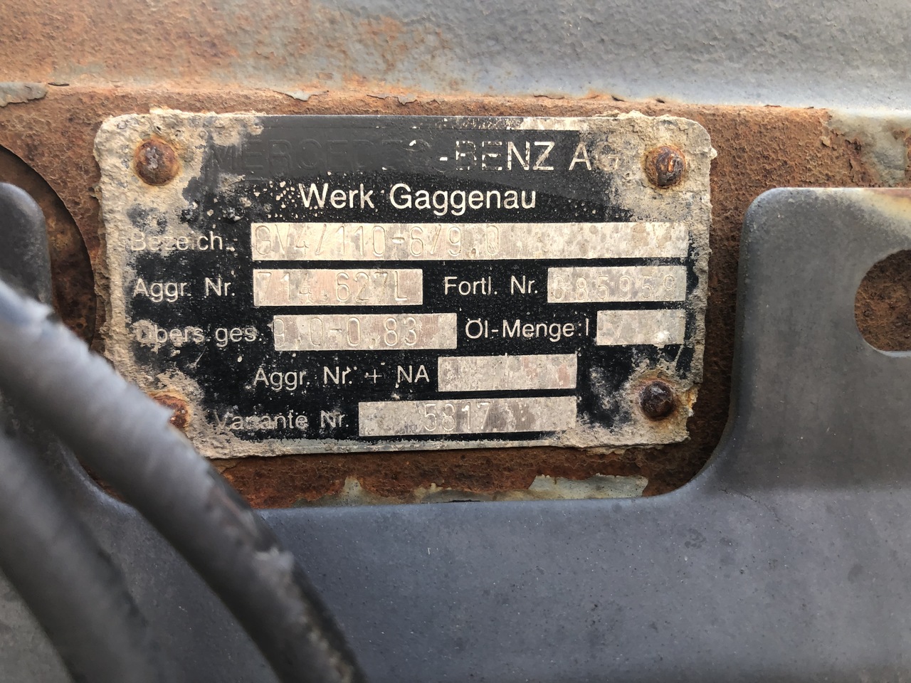 GV4/110-6/9.0 714627L - Cutie de viteze pentru Camion: Foto 3 GV4/110-6/9.0 714627L - Cutie de viteze pentru Camion: Foto 3