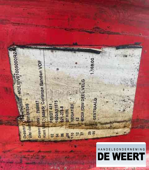 Fendt velgen 50" - Anvelope și jante pentru Utilaje agricole: Foto 5 Fendt velgen 50" - Anvelope și jante pentru Utilaje agricole: Foto 5