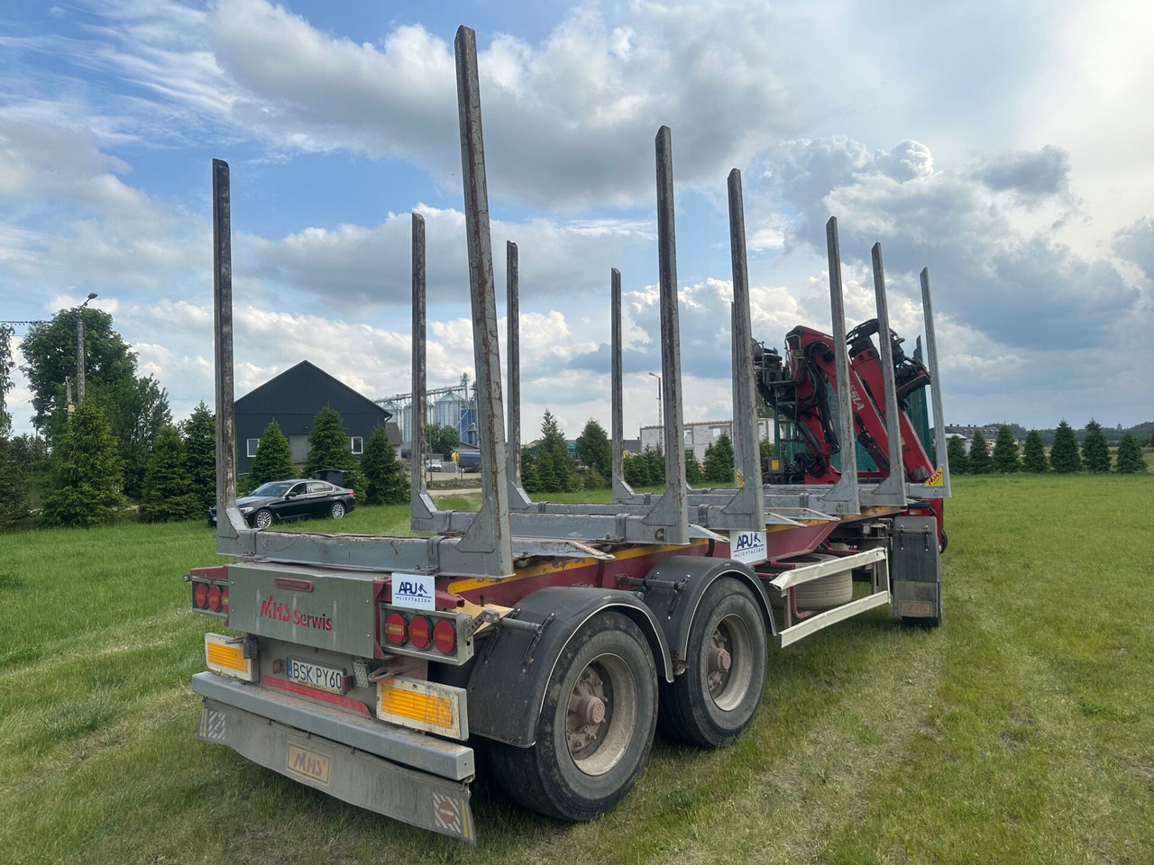 MHS przyczepa do przewozu drewna - Remorcă transport busteni: Foto 4 MHS przyczepa do przewozu drewna - Remorcă transport busteni: Foto 4