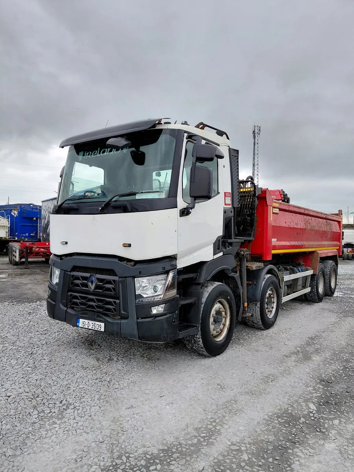 2015 Renault C 380 Grab Tipper 8×4 - Camion basculantă, Camion cu macara: Foto 4 2015 Renault C 380 Grab Tipper 8×4 - Camion basculantă, Camion cu macara: Foto 4