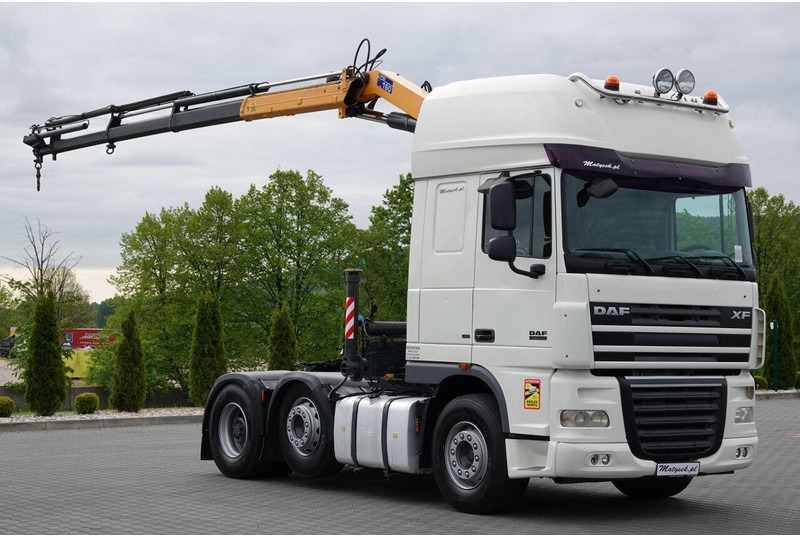 DAF XF 105.510 / CIĄGNIK SIODŁOWY PUSHER / + HDS COPMA 160.5 / WYSÓ - Cap tractor: Foto 2 DAF XF 105.510 / CIĄGNIK SIODŁOWY PUSHER / + HDS COPMA 160.5 / WYSÓ - Cap tractor: Foto 2