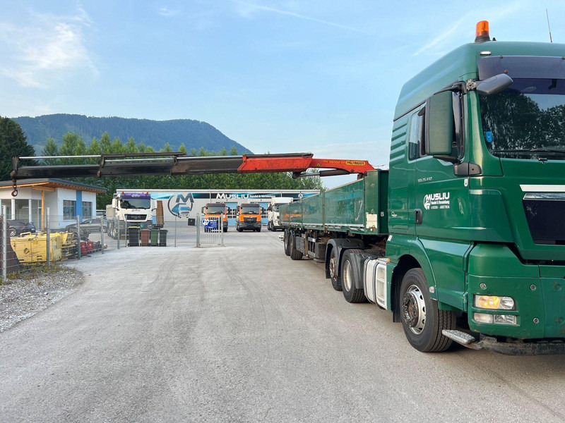 MAN TGX 26.440 6x2 + Flatbed semi trailer + Crane PK26002 - Cap tractor: Foto 4 MAN TGX 26.440 6x2 + Flatbed semi trailer + Crane PK26002 - Cap tractor: Foto 4