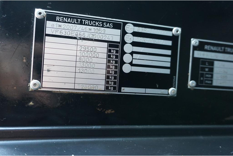 Cap tractor Renault C 520 / EURO 6 / ACC / 6 X 4 / RETARDER / DMC 100 000 KG: Foto 11