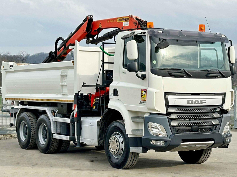 DAF CF 410 * Kipper 4,90 m + PK 16001 - K B * 6x4 - Camion basculantă, Camion cu macara: Foto 4 DAF CF 410 * Kipper 4,90 m + PK 16001 - K B * 6x4 - Camion basculantă, Camion cu macara: Foto 4