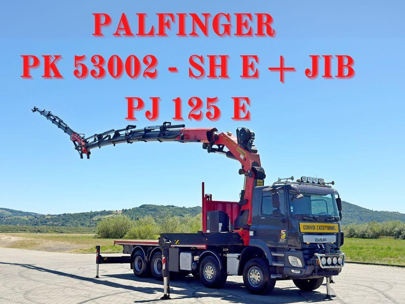 DAF CF 410 * PK 53002 - SH E/JIB PJ 125 E + FUNK*8x4 - Camion platformă, Camion cu macara: Foto 1 DAF CF 410 * PK 53002 - SH E/JIB PJ 125 E + FUNK*8x4 - Camion platformă, Camion cu macara: Foto 1