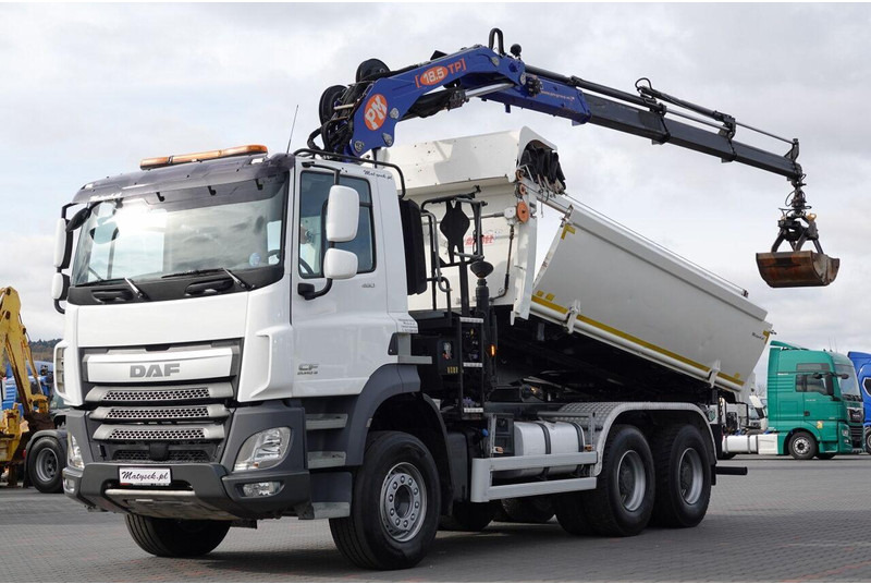 DAF CF 460 - Camion basculantă, Camion cu macara: Foto 1 DAF CF 460 - Camion basculantă, Camion cu macara: Foto 1