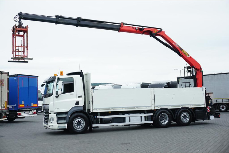 DAF CF / 480 / 6 X 2 / SKRZYNIOWY + HDS / PALFINGER PK 22 001L / OŚ - Camion platformă, Camion cu macara: Foto 4 DAF CF / 480 / 6 X 2 / SKRZYNIOWY + HDS / PALFINGER PK 22 001L / OŚ - Camion platformă, Camion cu macara: Foto 4