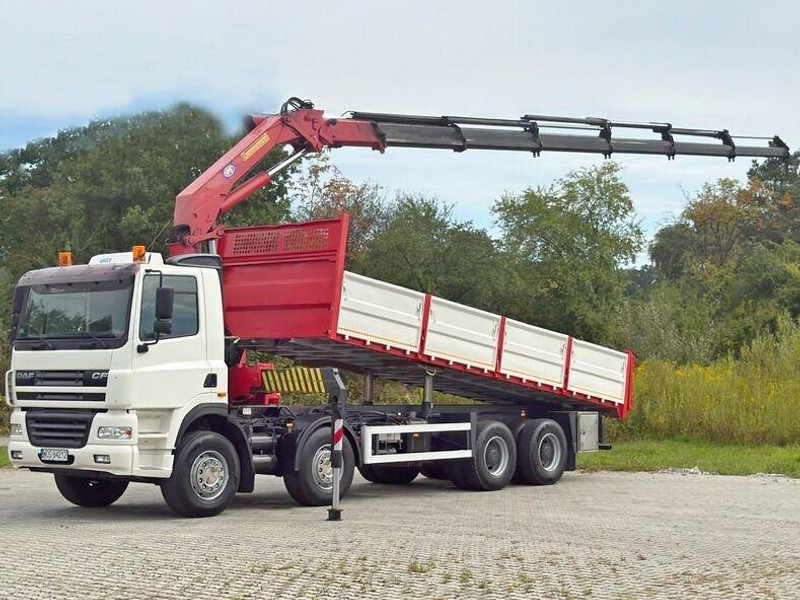 DAF CF 85.380 * HMF 2823 K6 (B3) + FUNK * 8x4 * TOP - Camion basculantă, Camion cu macara: Foto 2 DAF CF 85.380 * HMF 2823 K6 (B3) + FUNK * 8x4 * TOP - Camion basculantă, Camion cu macara: Foto 2