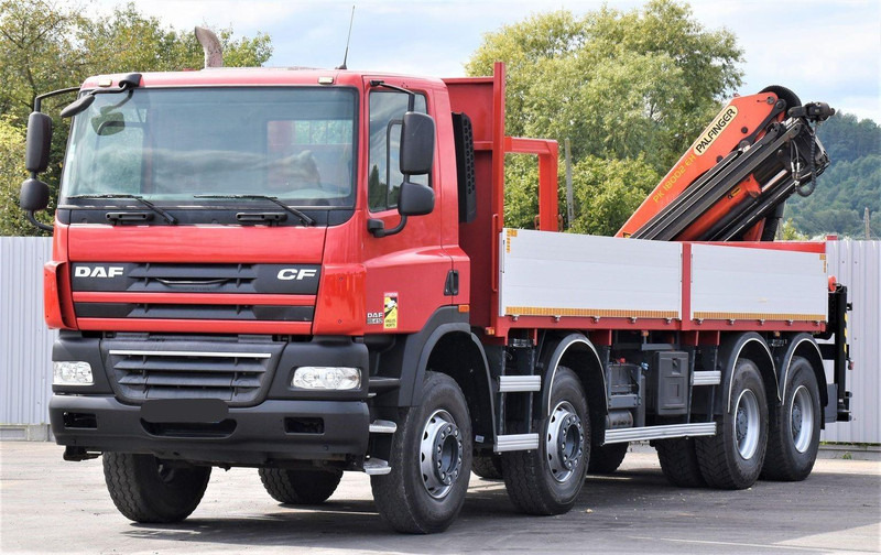 DAF CF 85.410 - Camion platformă, Camion cu macara: Foto 3 DAF CF 85.410 - Camion platformă, Camion cu macara: Foto 3