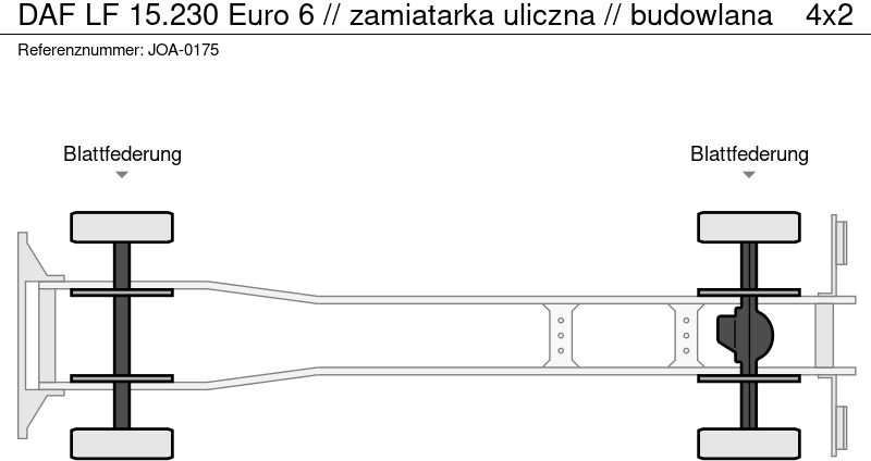 DAF LF 15.230 Euro 6 // zamiatarka uliczna // budowlana - Măturătoare stradală: Foto 2 DAF LF 15.230 Euro 6 // zamiatarka uliczna // budowlana - Măturătoare stradală: Foto 2