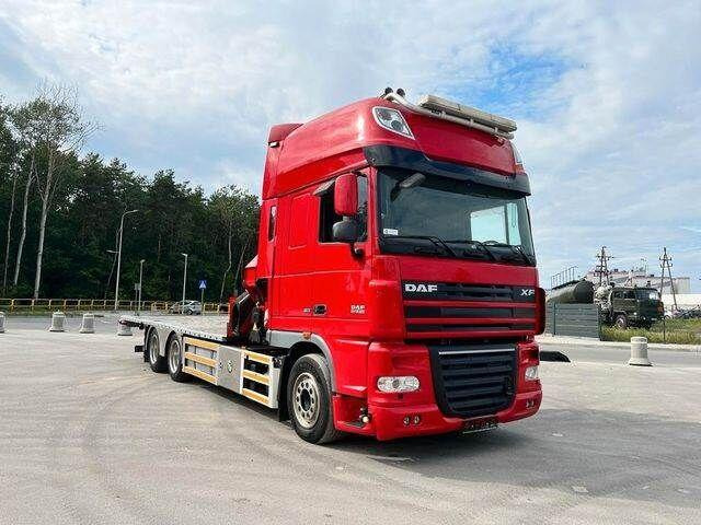 DAF XF 105 6x2 HMF 4020 EURO 5 KRAN CRANE - Camion platformă, Camion cu macara: Foto 4 DAF XF 105 6x2 HMF 4020 EURO 5 KRAN CRANE - Camion platformă, Camion cu macara: Foto 4