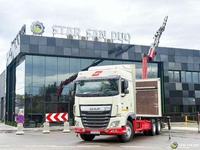 DAF XF 440 6x2 Fassi F365 FLY JIBCranePallet Grippe - Camion platformă, Camion cu macara: Foto 4 DAF XF 440 6x2 Fassi F365 FLY JIBCranePallet Grippe - Camion platformă, Camion cu macara: Foto 4