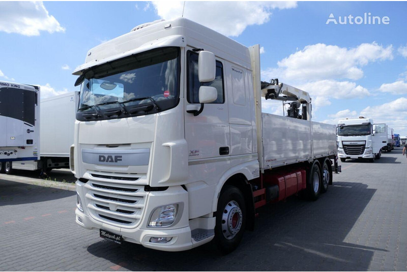 DAF XF 460 - Camion platformă, Camion cu macara: Foto 1 DAF XF 460 - Camion platformă, Camion cu macara: Foto 1