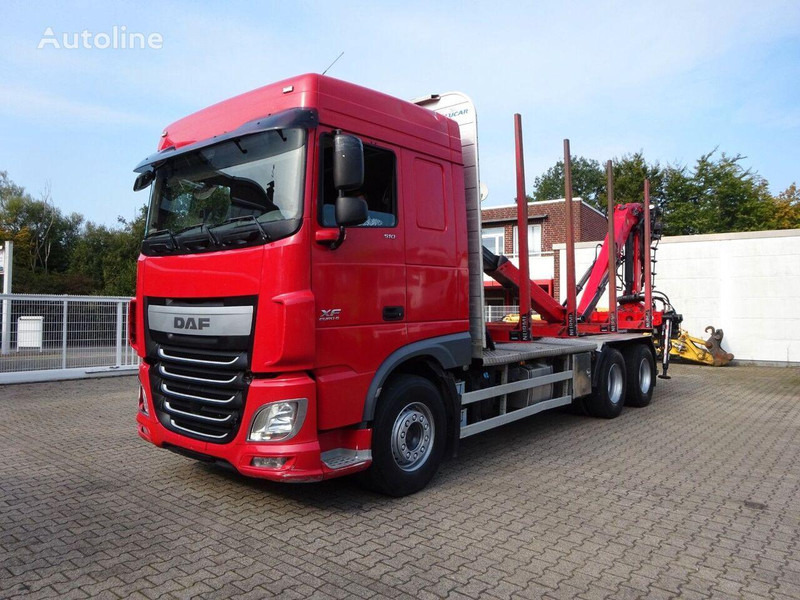 DAF XF 510 6x4 Crane EPSILON M120Z - Camion forestier, Camion cu macara: Foto 1 DAF XF 510 6x4 Crane EPSILON M120Z - Camion forestier, Camion cu macara: Foto 1