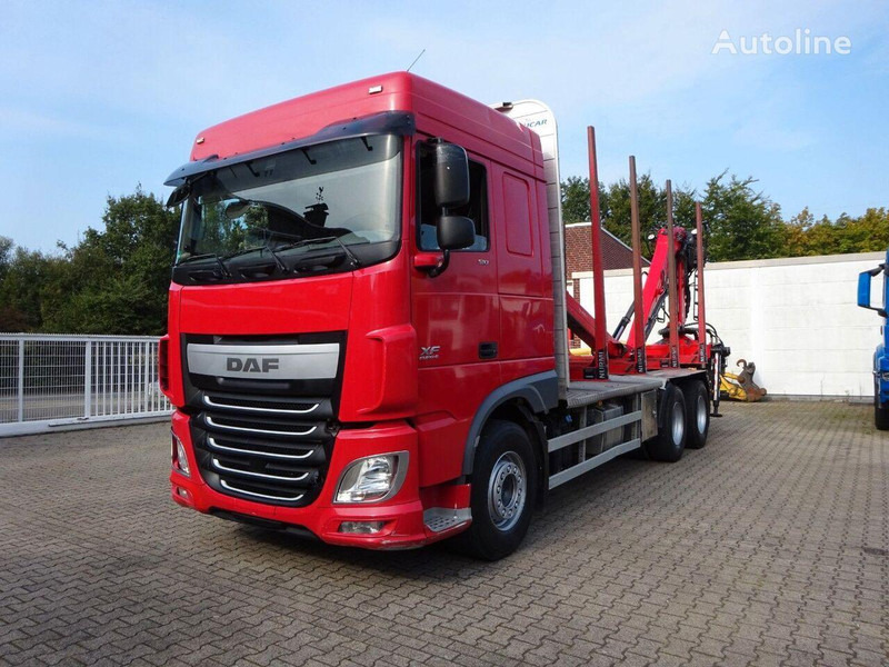 DAF XF 510 6x4 Crane EPSILON M120Z - Camion forestier, Camion cu macara: Foto 2 DAF XF 510 6x4 Crane EPSILON M120Z - Camion forestier, Camion cu macara: Foto 2