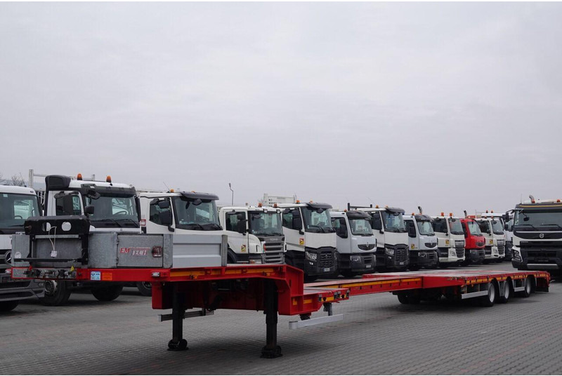 Emtech NACZEPA LAWETA / NISKOPODWOZIE / ROZCIĄGANA /  DŁUGOŚĆ : 16 M / - Remorcă transport agabaritic: Foto 3 Emtech NACZEPA LAWETA / NISKOPODWOZIE / ROZCIĄGANA /  DŁUGOŚĆ : 16 M / - Remorcă transport agabaritic: Foto 3