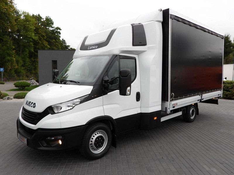 Autoutilitară cu prelată Iveco DAILY 35S18 PLANDEKA 10 PALET WEBASTO TEMPOMAT PNEUMATYKA KLIMAT: Foto 18