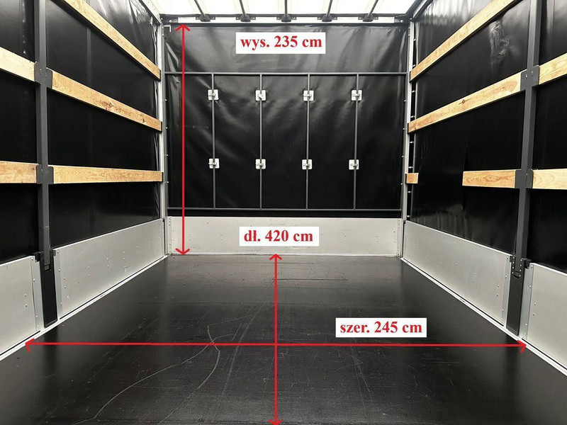 Autoutilitară cu prelată Iveco DAILY 35S18 PLANDEKA 10 PALET WEBASTO TEMPOMAT PNEUMATYKA KLIMAT: Foto 12