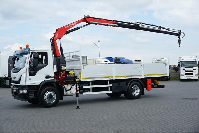 Iveco EUROCARGO / 160-21 / SKRZYNIOWY + HDS / FASSI F110 / ROTATOR / P - Autoutilitară cu platformă: Foto 4 Iveco EUROCARGO / 160-21 / SKRZYNIOWY + HDS / FASSI F110 / ROTATOR / P - Autoutilitară cu platformă: Foto 4