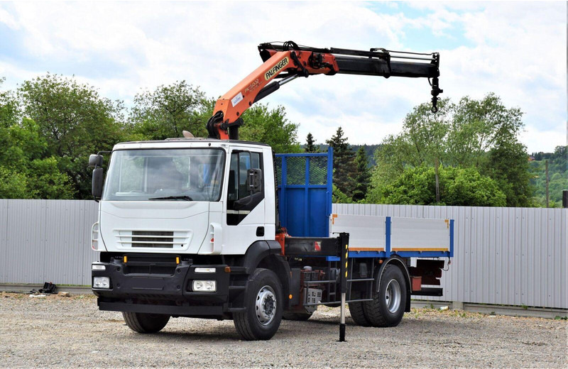 Iveco Eurocargo 180E28 - Camion platformă, Camion cu macara: Foto 2 Iveco Eurocargo 180E28 - Camion platformă, Camion cu macara: Foto 2