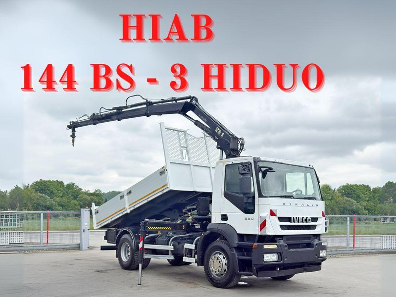 Iveco STRALIS 330 *HIAB 144 BS-3 HIDUO* TOPZUSTAND - Camion basculantă, Camion cu macara: Foto 1 Iveco STRALIS 330 *HIAB 144 BS-3 HIDUO* TOPZUSTAND - Camion basculantă, Camion cu macara: Foto 1