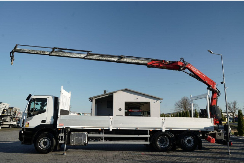 Iveco STRALIS 460 / 6X2 / SKRZYNIOWY 8,1 m + HDS FASSI. F185 MAX UDŹWI - Camion platformă, Camion cu macara: Foto 2 Iveco STRALIS 460 / 6X2 / SKRZYNIOWY 8,1 m + HDS FASSI. F185 MAX UDŹWI - Camion platformă, Camion cu macara: Foto 2