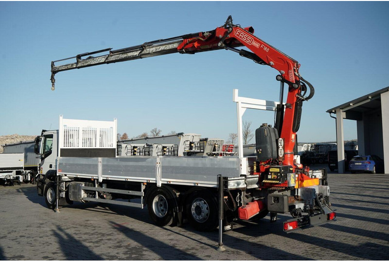 Iveco STRALIS 460 / 6X2 / SKRZYNIOWY 8,1 m + HDS FASSI. F185 MAX UDŹWI - Camion platformă, Camion cu macara: Foto 3 Iveco STRALIS 460 / 6X2 / SKRZYNIOWY 8,1 m + HDS FASSI. F185 MAX UDŹWI - Camion platformă, Camion cu macara: Foto 3