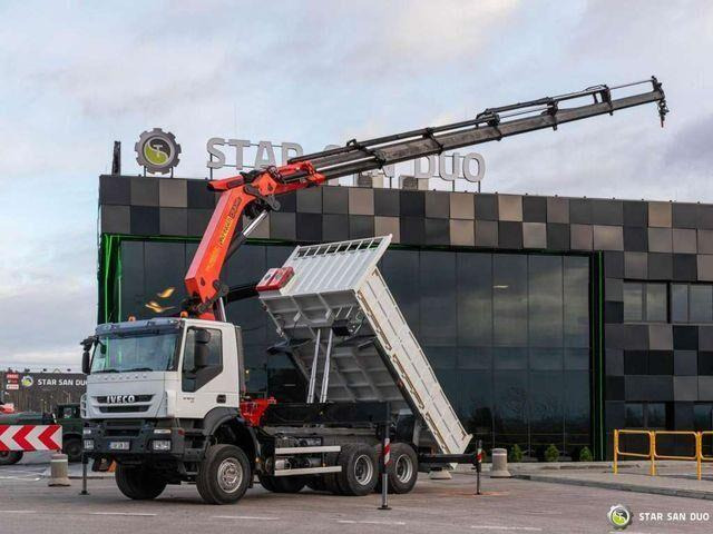 Iveco TRAKKER 360 6x6 PALFINGER PK 36002 Crane Kipper - Camion basculantă, Camion cu macara: Foto 5 Iveco TRAKKER 360 6x6 PALFINGER PK 36002 Crane Kipper - Camion basculantă, Camion cu macara: Foto 5
