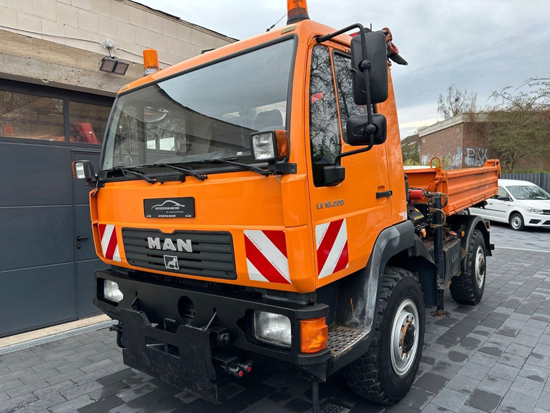 MAN LE 10.220 4X4 + Palfinger PK 6001 - Camion basculantă, Camion cu macara: Foto 1 MAN LE 10.220 4X4 + Palfinger PK 6001 - Camion basculantă, Camion cu macara: Foto 1
