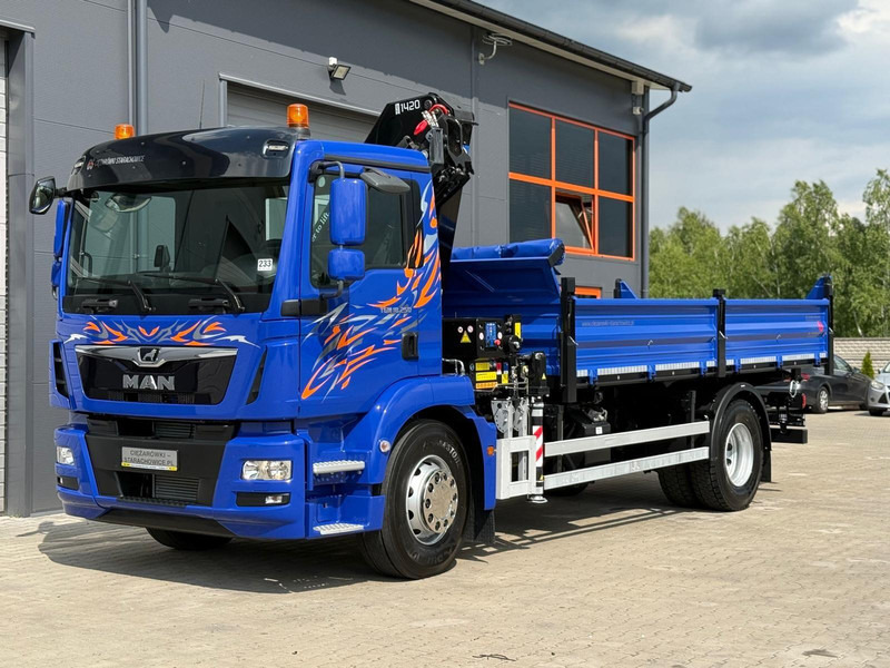 MAN MAN TGM TGL TGS 18.250 // E6 // wywrotka + HDS HMF z pilotem // - Camion basculantă: Foto 4 MAN MAN TGM TGL TGS 18.250 // E6 // wywrotka + HDS HMF z pilotem // - Camion basculantă: Foto 4