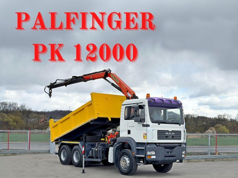 MAN TGA 33.350 * PK 12000 *6x4 * TOPZUSTAND - Camion basculantă, Camion cu macara: Foto 1 MAN TGA 33.350 * PK 12000 *6x4 * TOPZUSTAND - Camion basculantă, Camion cu macara: Foto 1