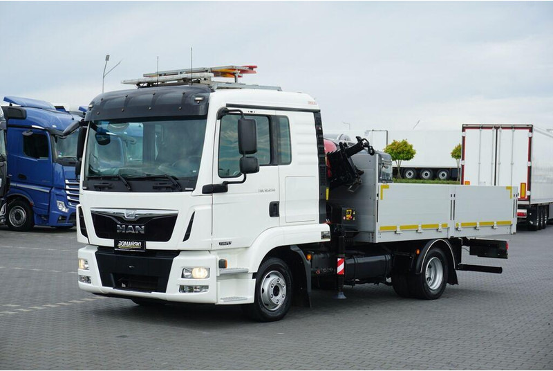 MAN TGL / 12.250 / SKRZYNIOWY + HDS / FASSI F 65 / PILOT - Camion platformă, Camion cu macara: Foto 2 MAN TGL / 12.250 / SKRZYNIOWY + HDS / FASSI F 65 / PILOT - Camion platformă, Camion cu macara: Foto 2
