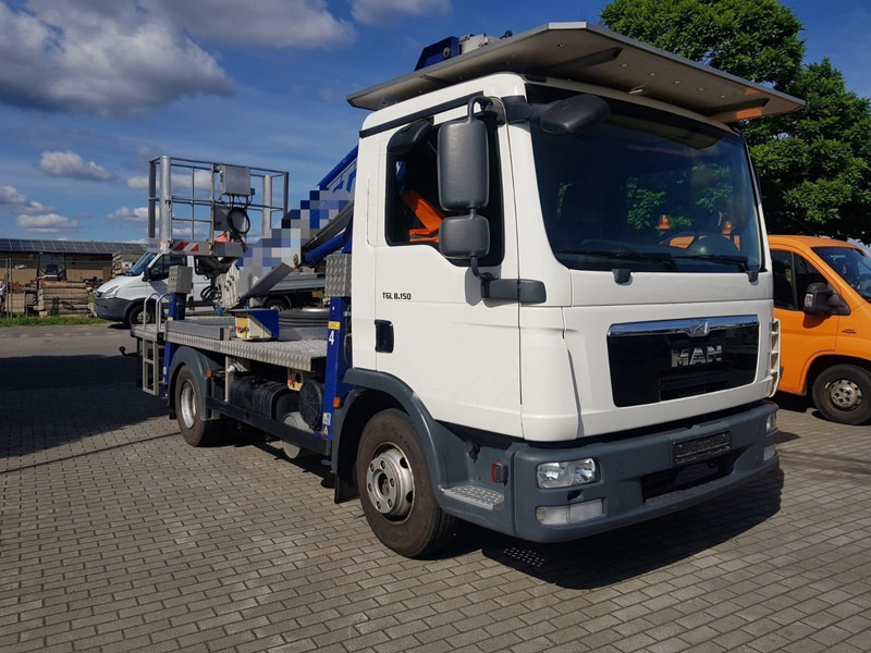 MAN TGL 8.150 22M Multitel - Camion platformă, Camion cu macara: Foto 3 MAN TGL 8.150 22M Multitel - Camion platformă, Camion cu macara: Foto 3