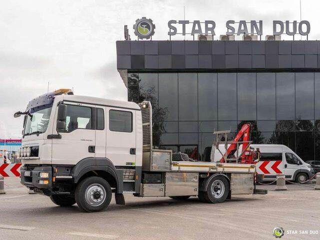 MAN TGM 13.290 4x4 BI FASSI F40B22 Crane Camper - Camion platformă, Camion cu macara: Foto 5 MAN TGM 13.290 4x4 BI FASSI F40B22 Crane Camper - Camion platformă, Camion cu macara: Foto 5