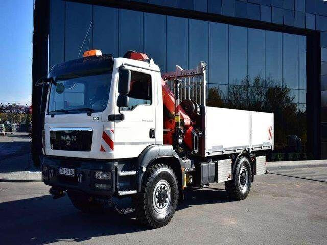 MAN TGM 18.340 4x4 PALFINGER PK 18002 CRANE WINCH - Camion platformă, Camion cu macara: Foto 2 MAN TGM 18.340 4x4 PALFINGER PK 18002 CRANE WINCH - Camion platformă, Camion cu macara: Foto 2