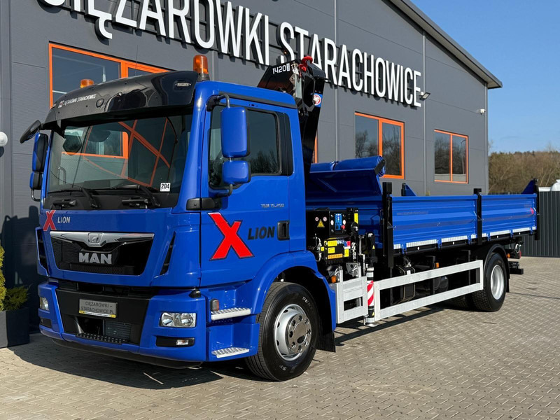 MAN TGM TGL 15.250 / E6 / wywrotka 3-S + HMF żuraw z pilotem / H - Camion basculantă, Camion cu macara: Foto 4 MAN TGM TGL 15.250 / E6 / wywrotka 3-S + HMF żuraw z pilotem / H - Camion basculantă, Camion cu macara: Foto 4