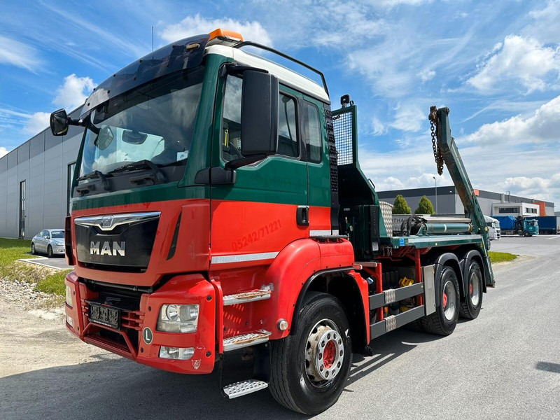 MAN TGS 26.400 - Meiller AK 16 MT Absetzkipper - Camion container de gunoi: Foto 1 MAN TGS 26.400 - Meiller AK 16 MT Absetzkipper - Camion container de gunoi: Foto 1
