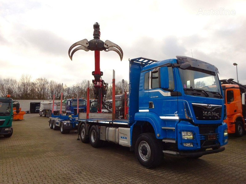 MAN TGS 28.500 6x4 Log truck + Crane Epsilon + Trailer - Camion forestier, Camion cu macara: Foto 5 MAN TGS 28.500 6x4 Log truck + Crane Epsilon + Trailer - Camion forestier, Camion cu macara: Foto 5