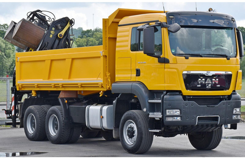 MAN TGS 33.480 - Camion basculantă, Camion cu macara: Foto 4 MAN TGS 33.480 - Camion basculantă, Camion cu macara: Foto 4