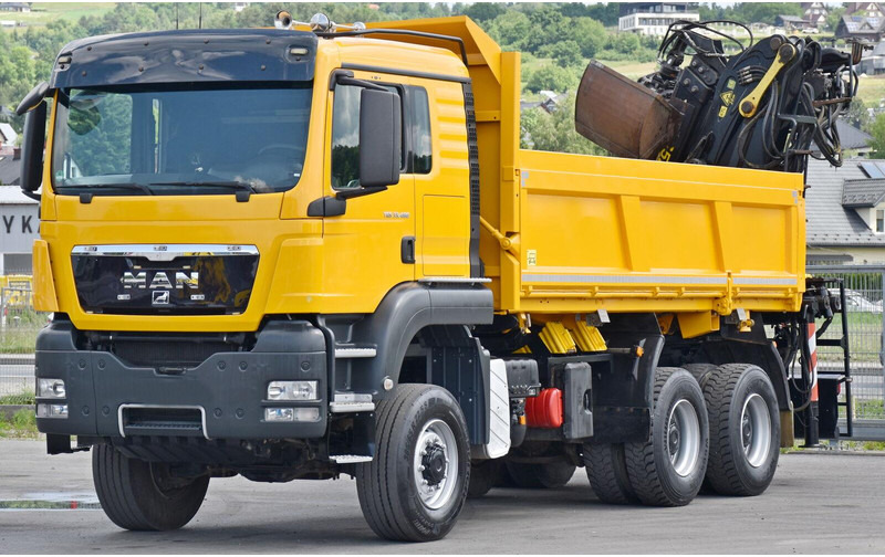 MAN TGS 33.480 - Camion basculantă, Camion cu macara: Foto 5 MAN TGS 33.480 - Camion basculantă, Camion cu macara: Foto 5
