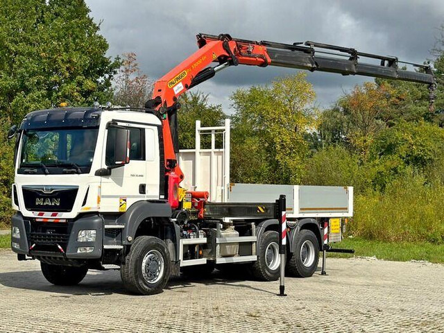 MAN TGS 33.480*KIPPER 5,05m * PK 33002-EH C+FUNK/6x6* 6x6 - Camion platformă, Camion cu macara: Foto 2 MAN TGS 33.480*KIPPER 5,05m * PK 33002-EH C+FUNK/6x6* 6x6 - Camion platformă, Camion cu macara: Foto 2