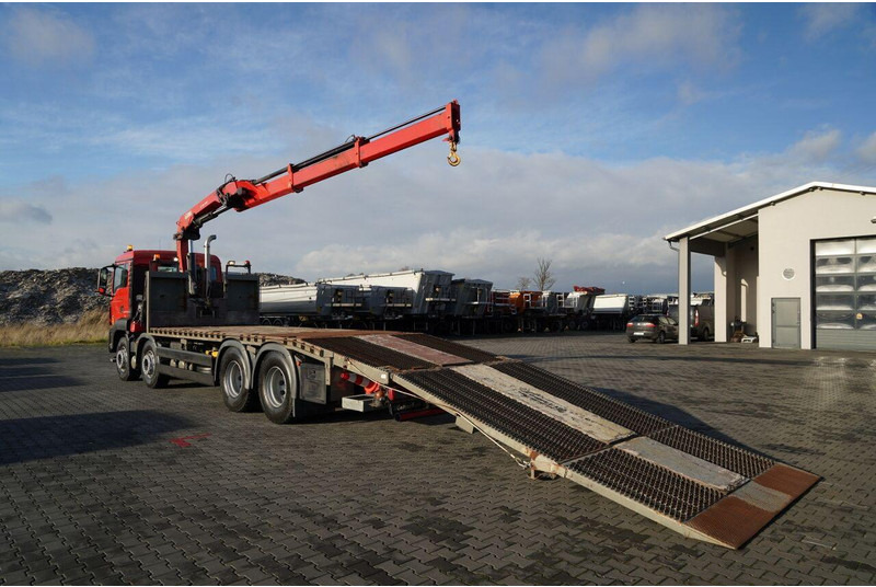 MAN TGS 35.360 / 8x2-4 / LAWETA + HDS HIAB 166 E-2 / 4 OSIOWY / NAJ - Maşină de tractare: Foto 3 MAN TGS 35.360 / 8x2-4 / LAWETA + HDS HIAB 166 E-2 / 4 OSIOWY / NAJ - Maşină de tractare: Foto 3