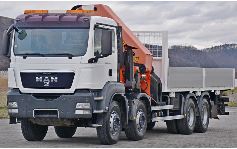 MAN TGS 35.400 - Camion basculantă, Camion cu macara: Foto 3 MAN TGS 35.400 - Camion basculantă, Camion cu macara: Foto 3