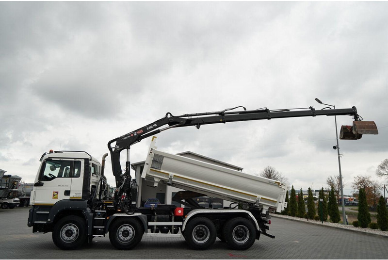 MAN TGS 35.420 / 8x4 / WYWROTKA 2 STRONNA / HYDROBURTA / BORDMATIC - Camion basculantă, Camion cu macara: Foto 2 MAN TGS 35.420 / 8x4 / WYWROTKA 2 STRONNA / HYDROBURTA / BORDMATIC - Camion basculantă, Camion cu macara: Foto 2