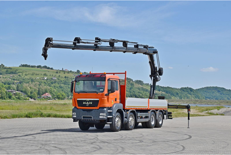 MAN TGS 35.440 - Camion platformă, Camion cu macara: Foto 2 MAN TGS 35.440 - Camion platformă, Camion cu macara: Foto 2
