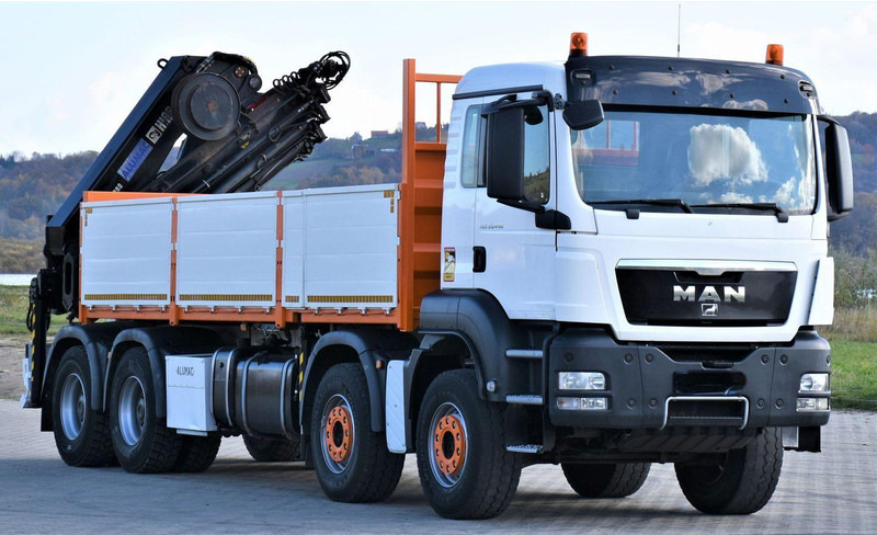 MAN TGS 35.440 * HIAB 322 EP-5HIPRO+FUNK / 8x4! - Camion platformă, Camion cu macara: Foto 4 MAN TGS 35.440 * HIAB 322 EP-5HIPRO+FUNK / 8x4! - Camion platformă, Camion cu macara: Foto 4
