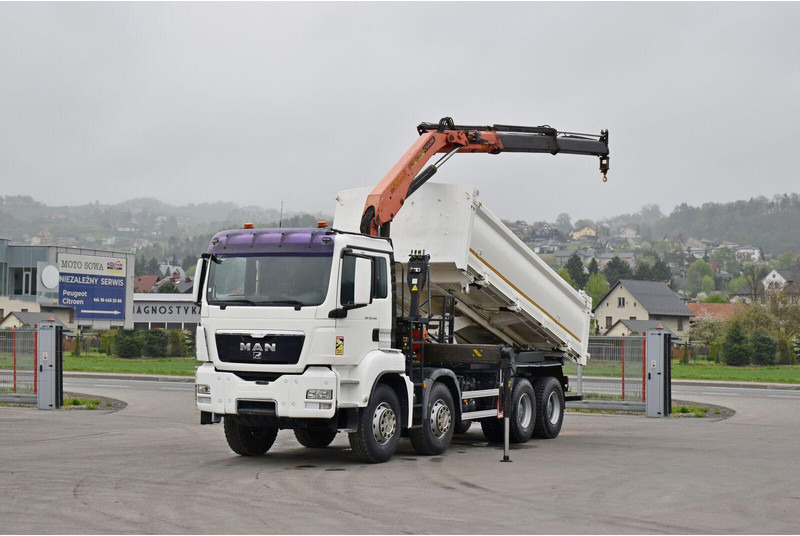 MAN TGS 35.440 * KIPPER 5,80m + KRAN * TOPZUSTAND - Camion basculantă, Camion cu macara: Foto 2 MAN TGS 35.440 * KIPPER 5,80m + KRAN * TOPZUSTAND - Camion basculantă, Camion cu macara: Foto 2