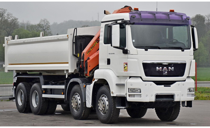 MAN TGS 35.440 * KIPPER 5,80m + KRAN * TOPZUSTAND - Camion basculantă, Camion cu macara: Foto 4 MAN TGS 35.440 * KIPPER 5,80m + KRAN * TOPZUSTAND - Camion basculantă, Camion cu macara: Foto 4