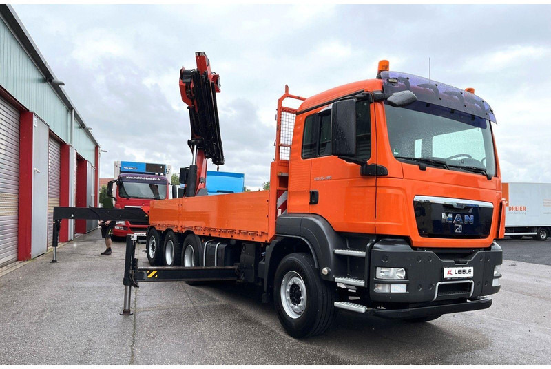 MAN TGS 35.480 8x4 Crane Palfinger PK 50002EH - Camion platformă, Camion cu macara: Foto 3 MAN TGS 35.480 8x4 Crane Palfinger PK 50002EH - Camion platformă, Camion cu macara: Foto 3